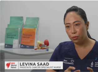 Our specialist prostate nurse helps promote awareness on SBS